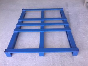 galvanized dual europallete painted